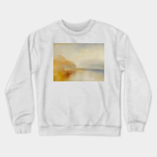 Inverary Pier, Loch Fyne- Morning by J.M.W. Turner Crewneck Sweatshirt